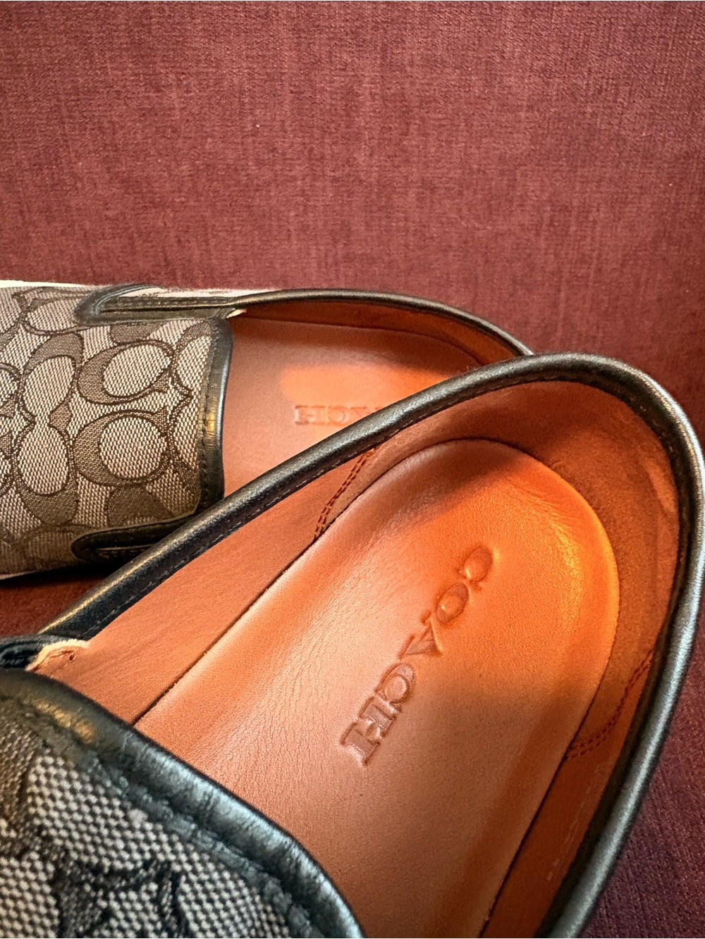 Coach Women’s Slip-On Sneakers in Charcoal Gray - Picture 2 of 3
